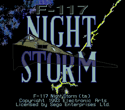 Заставка игры F-117 Night Storm